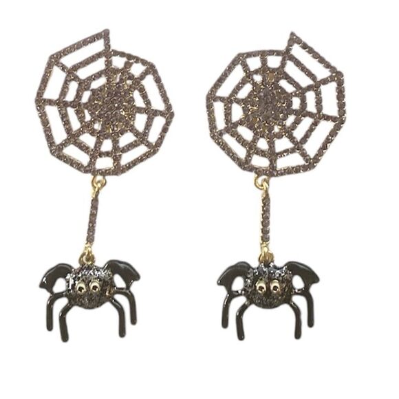 Baublebar Spider Crystal Dangle Earrings - Picture 1 of 2
